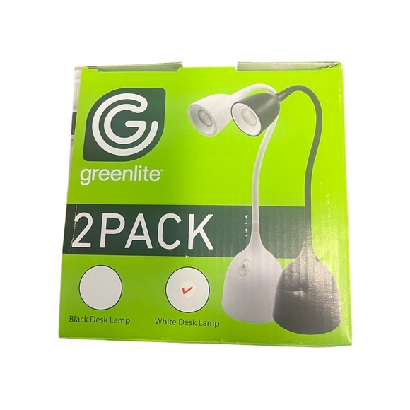 2 Pack-Greenlite - Energy Saving LED Flexible desk lamps. Brand new! 30,000hrs - Picture 6 of 8